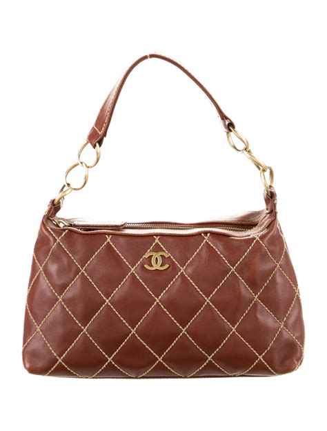 brown chanel hobo|chanel hobo vintage.